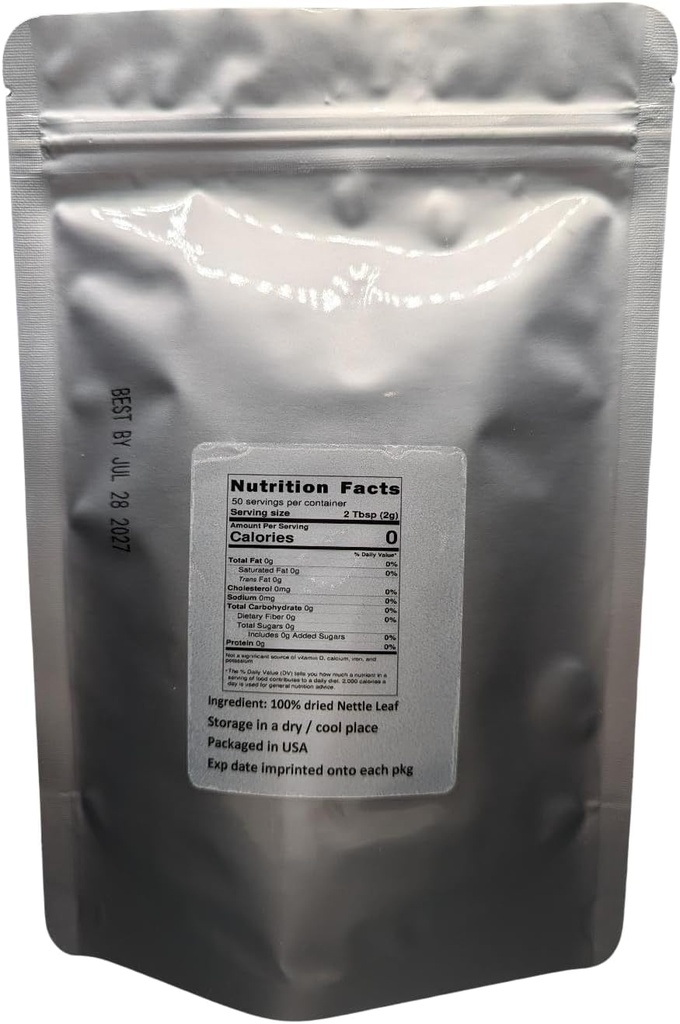 쐐기 리프 - Urtica dioica Dried Loose Leaf 100 % 천연 (1 oz)