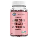 생명의 정원 Apple Cider Vinegar Probiotic Gummies USDA 유기 ACV Gummy 비타민, 2 억 CFUs, 전체 식품 비타민 B12-60 Vegan, 소화 및 면역을위한 비 GMO 구미