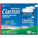 성인을 위한 Claritin 알레르기 약, 24-Hour 비 Drowsy Loratadine 10mg 알약, Antihistamine, 100개의 정제