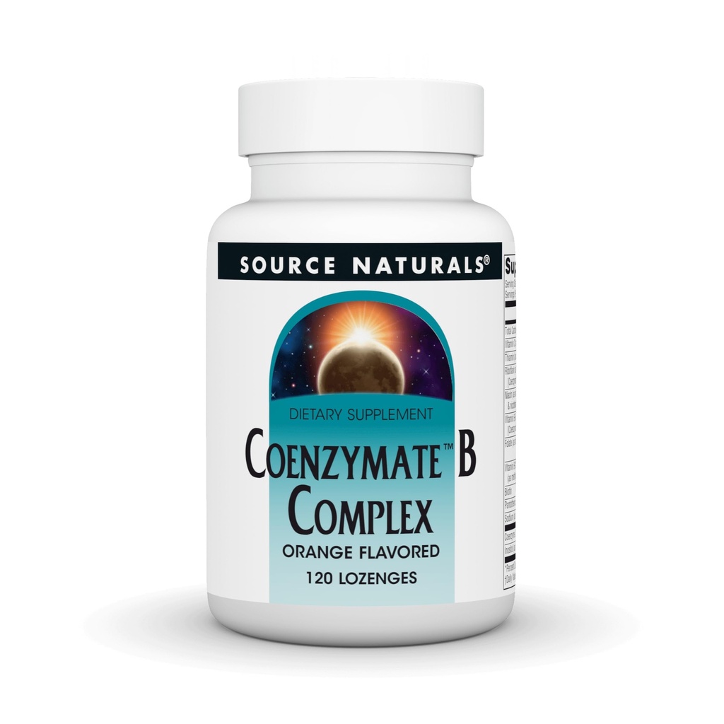 Source Naturals Coenzymate B Complex - 입에 녹는 오렌지 맛 - B 비타민 - 120 Lozenges