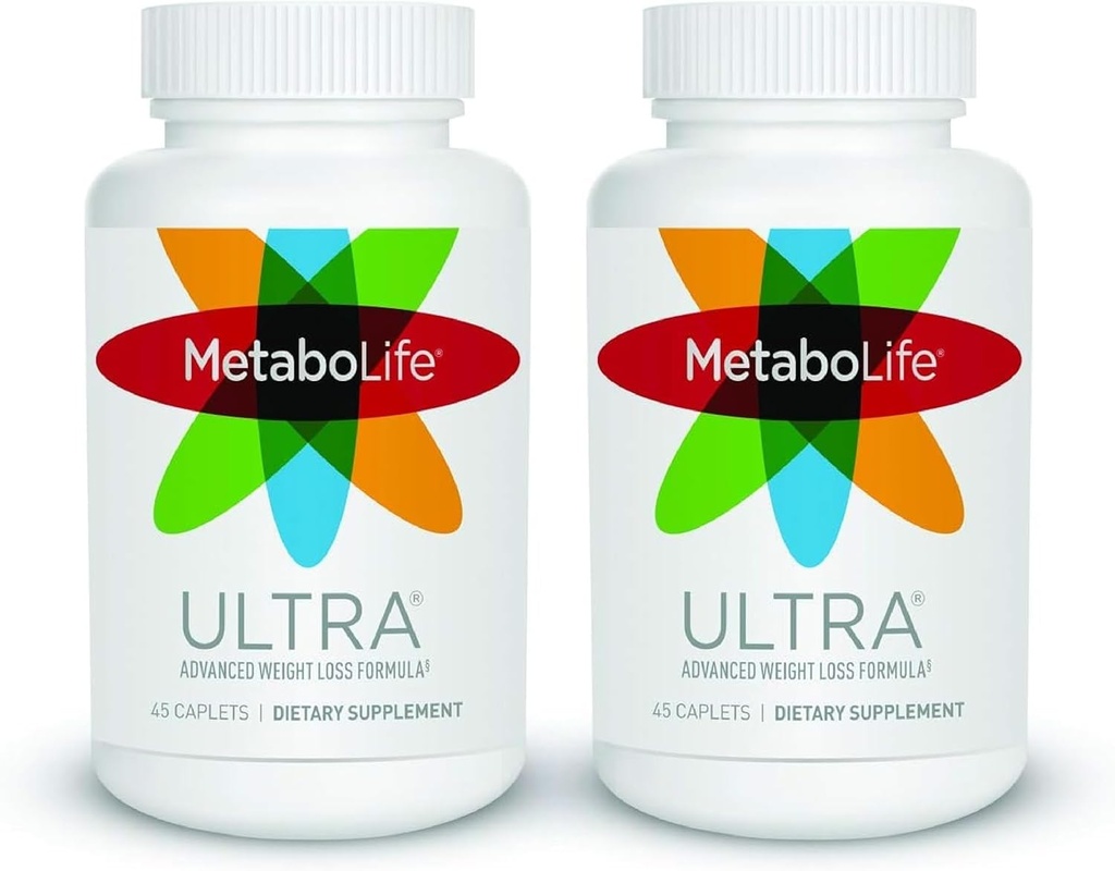 Twinlab MetaboLife Ultra - 다이어트 보충 - 여성 및 남성을위한 분노 보충 - 800 mg, 45 캡슐 - 2 팩