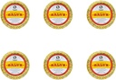 Rawleigh Antiseptic Salve Iconic Yellow Big Tin : 4.5 온스, 다목적 연고, Bruises, Irritations, Turpentine, Phenol, Cottonseed Oil & Paraffin, Original Formula - 6 팩