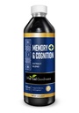 Herbal Goodness Memory 및 Cognition Liquid Extract 12oz - Mental Clarity, Energy & Immune Function 지원 - Ginkgo, Sage & Lion 's Mane과 유기농 천연 보충 - 23 서빙