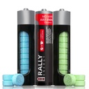 Rally Caffeine Mints, 60 밀리그램, 인스턴트 에너지, 신선한 호흡, 카페인, 0 설탕, 천연 후추민트, 계피, 겨울 녹색 다양성 팩 (3 팩, 30 분)