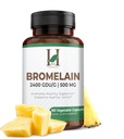 H&C HERBAL INGREDIENTS EXPERT H&C Bromelain Veg. 캡슐 500 mg (2400 GDU/g) - 파인애플 추출물에서 180의 캡슐