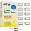 GeriCare Probiotic 소화 지원 | Extra Strength 20억 CFU Lactobacillus Rhamnosus R-11 Daily Probiotic | 다이제스트 시스템 밸런스 유지 | 30 캡슐