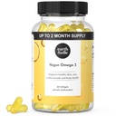 지구 & 엘 알게 오메가 3 보충 - Vegan 오메가 3 - 오메가 3 Vegan Supplement w/Algae Oil & Vegan DHA - 도움 지원 심장 & 뇌 건강 1000 mg 서빙 당 - No Fishy Aftertaste 60 Softgels
