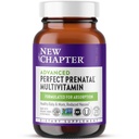 새로운 장 고급 완벽한 Prenatal 비타민, 270ct, 유기, 건강한 아기 & 엄마를위한 비 GMO 성분 - Folate (Methylfolate), 전체 음식 발효 철, 비타민 D3 + Ginger
