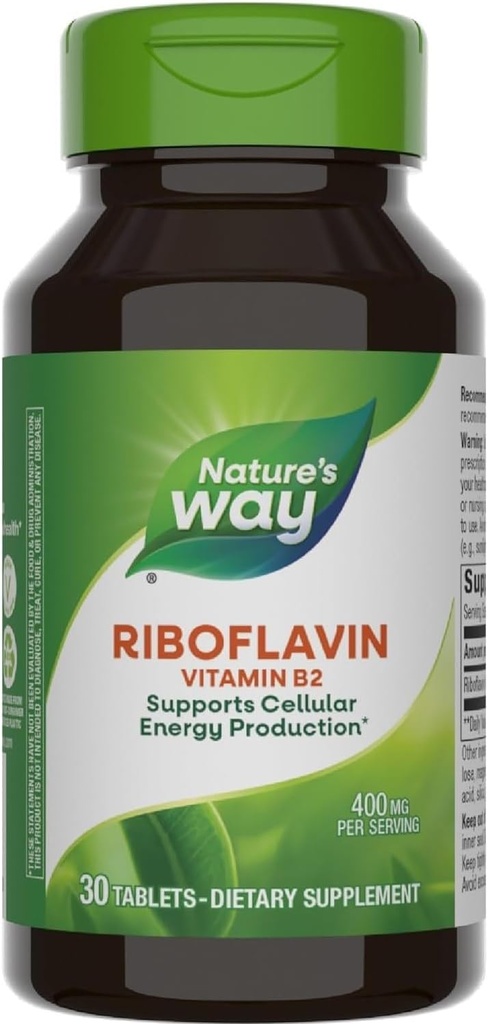 자연의 방법 Riboflavin 비타민 B2, 봉사 당 400 mg, 3의 팩