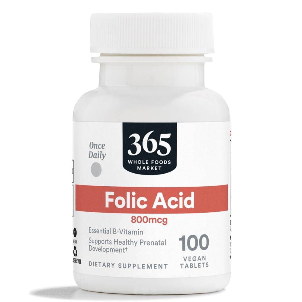 전체적인 음식 시장, Folic 산 800 MCG, 100 CT에 의하여 365