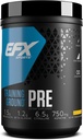 EFX 스포츠 훈련 지상 전 운동 분말 | 에너지 및 근육 펌프 | Hydromax Glycerol, Citrulline, Beta Alanine | 300mg 카페인 | 20 인분 (오렌지 망고)
