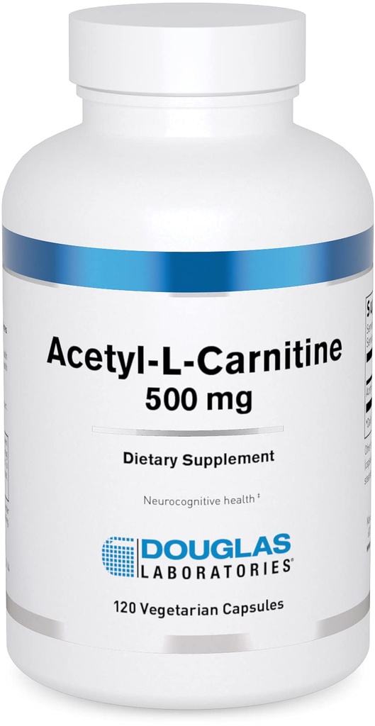 Douglas Laboratories Acetyl L-Carnitine 500 mg | 정상 시효 과정 도중 뇌와 Nerve 기능을 지원합니다* | 120의 캡슐