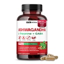 L-Theanine, Turmeric, Rhodiola & St. John 's Wort와 Ashwagandha Complex – 매일 웰빙을위한 초본 혼합 – 240 캡슐