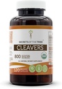 Tribe Cleavers USDA Organic의 비밀 | 채식 캡슐 및 공인 유기농 클레버 (Galium aparine) 건조 허브 (120 캡슐)