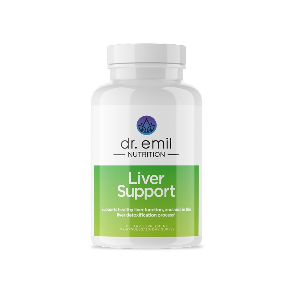 DR. EMIL NUTRITION Liver Support Supplement는 Cleanse, Detox, Repair & Support Milk Thistle, Artichoke Leaf, Dandelion Root & Beet Root Formula로 공식화되었습니다.