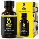 Beard Club - 자연적인 피마자, 코코넛 및 Avocado를 가진 Beard 성장 혈청은 더 두꺼운, Fuller Beard, 헝겊 조각 및 자극하는 건강상 얼굴의 모발 성장을 성장합니다