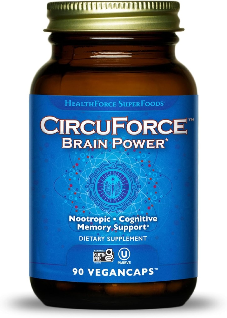 HEALTHFORCE SUPERFOODS CircuForce 두뇌 힘 - 90 VeganCaps