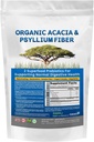 Acacia & Psyllium Husk 섬유 분말 2 유기 수용성 섬유 소화기 Gut Nutrients. 유기 Psyllium Husk & 유기 Acacia 분말 IBS의 누설 Gut 1.5 Ibs (24oz)