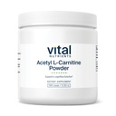 Vital Nutrients Acetyl L-Carnitine 분말 | 뇌, 기억, 그리고인지 지원 보충교재* | Vegan | 글루텐, 낙농장, 콩 무료 | 비 GMO | 100개 그램