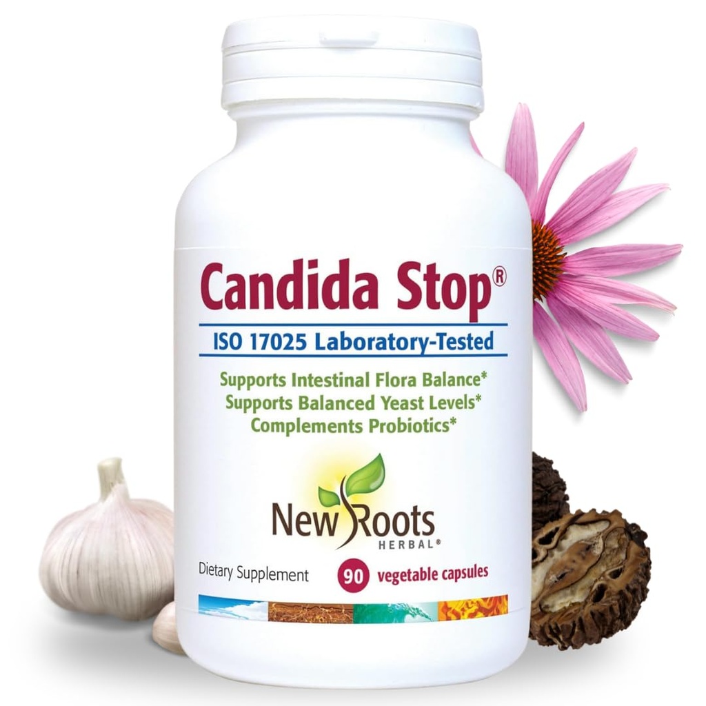 새로운 ROOTS HERBAL Candida Cleanse Detox 보충교재 (90의 캡슐)는, Candida Overgrowth를 멈추고, 11의 유력한 허브 + Probiotics를 가진 균형 잡힌 Intestinal Flora & 효모 균형을 잡습니다, 소화 기복