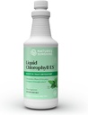 Nature's Sunshine Liquid Chlorophyll Extra Strength - 면역 지원, Detox & Cleanse, Spearmint Oil, Natural Energy Boost, Internal Deodorant - 16 Fl Oz와 엽록소 액체 드롭