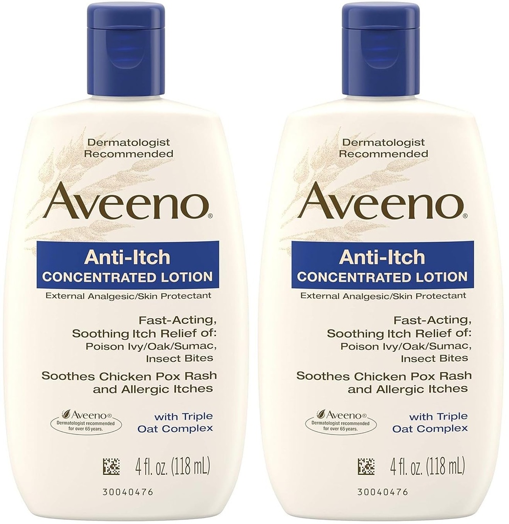 Aveeno, Anti-Itch 농축 로션, 2 fl oz- 팩