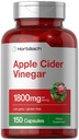 Horbäach Apple Cider Vinegar 캡슐 | 1800mg | 150 알약 | Non-GMO, 글루텐 무료 보충