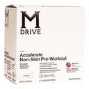 Mdrive 가속 사전 운동 분말, 단일 서빙 패킷, 혼합 Berry, 30 카운트 (Non-Stimulant, 혼합 Berry)