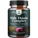 Liver Cleanse Detox & Repair - Artichoke Extract를 사용한 고급 우유 이틀 및 댄 델리 뿌리 보충 - 데톡스 용 Dandelion 캡슐 - 60 Ct
