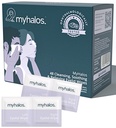 MyHalos® 48 Hydrating Eyelid Wipes for Dry Eye Relief - 차 트리를 가진 습기를 공급 & Soothing 눈 닦음 - Blepharitis & Computer Vision Syndrome, Blepharitis 처리를 가진 도움