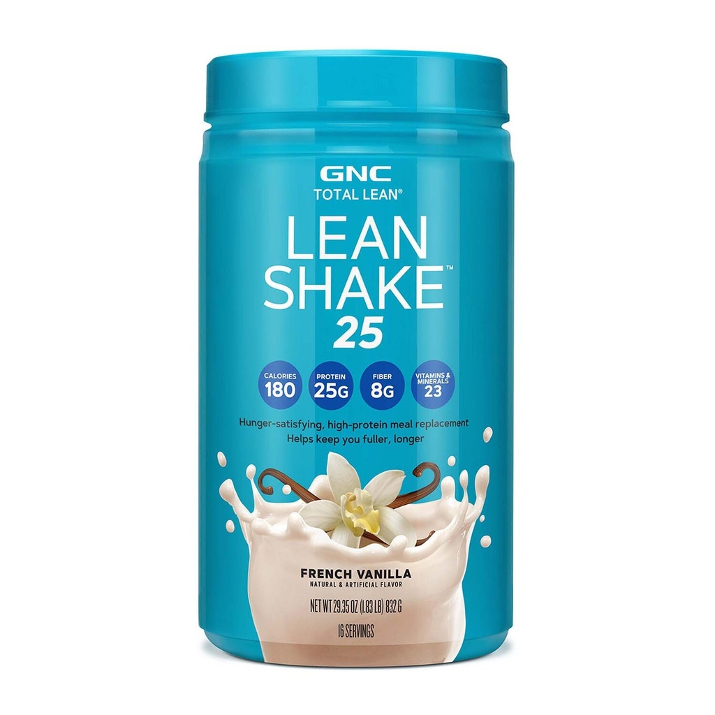 GNC Total Lean Lean Shake 25 - 프랑스 바닐라 (16 인분)