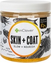 Clover Dog Skin and Coat Supplement에서, BioRadiant Natural Supplement for Dogs, Healthy Skin and Coat, Fish Oil Alternative Uses Carrots, Coconut, Omega 3's, Biotin 및 아연 Soothe Skin