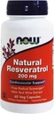 자연적인 Resveratrol, 200 Mg의 지금 음식에 의하여 60의 캡슐