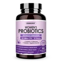 ZEBORA Probiotics for Women Digestive Health with Enzymes & Prebiotics 100 Billion CFUs|D Mannose & Cranberry를 사용한 질 프로바이오틱스 | Urinary Tract Health | 면역 지원, 90 캡슐