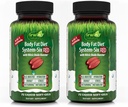 Irwin Naturals Body Fat Diet System-Six RED - 72 액체 소프트 젤 - 2 팩