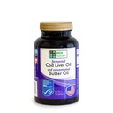 Green Pasture Fermented Cod Liver 오일 혼합 및 농축 버터 오일 혼합 - 120 캡슐