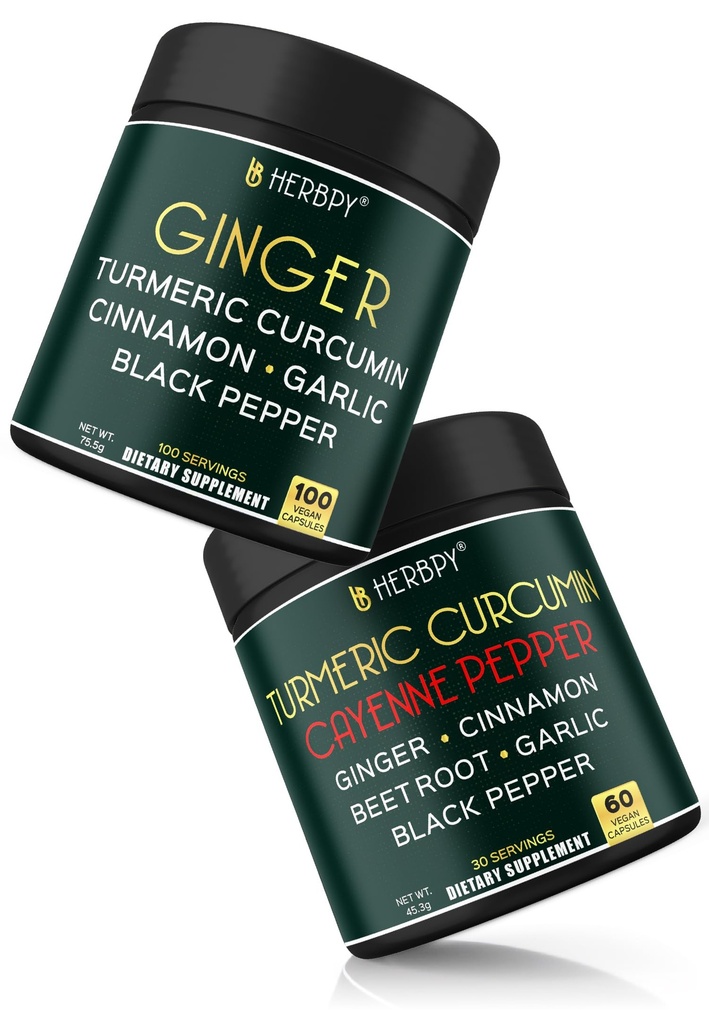 번들 7in1 심황 Curcumin 보충 & 5in1 생강 보충교재