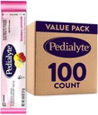 Pedialyte 전해질 분말 소포, Strawberry Lemonade, Hydration 음료, 100 단 하나 조각 분말 소포