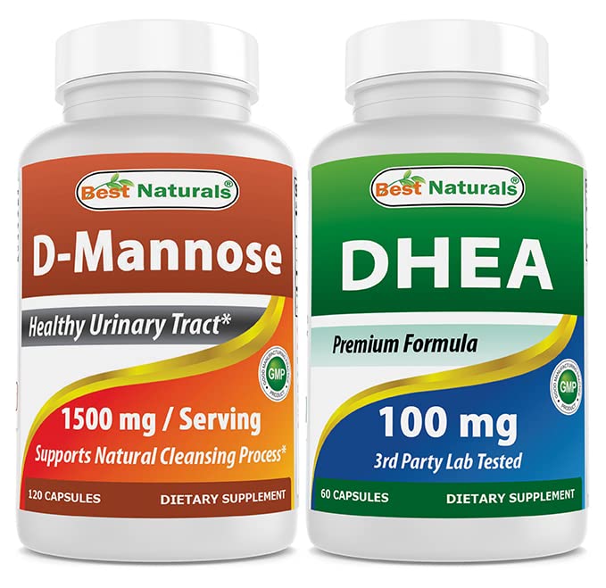 제일 자연적인 D-Mannose 1500mg & DHEA 100mg