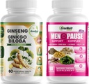 최적의 웰니스 솔루션: 초본 정신 지원 및 인삼 + Ginkgo Biloba Energy & Brain Focus Booster for Men & Women