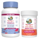 MaryRuth Organics Prenatal Postnatal Multivitamin Gummies (Strawberry) & Women's 3-in-1 Daily Probiotic Capsules | Clean Label Project Verified® | 모유 수유 및 과트 건강 | Vegan, Non-GMO