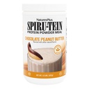 자연 플러스 SPIRU-TEIN - 초콜릿 땅콩 버터 - 1.2 파운드, Spirulina 단백질 분말 - 17 서빙