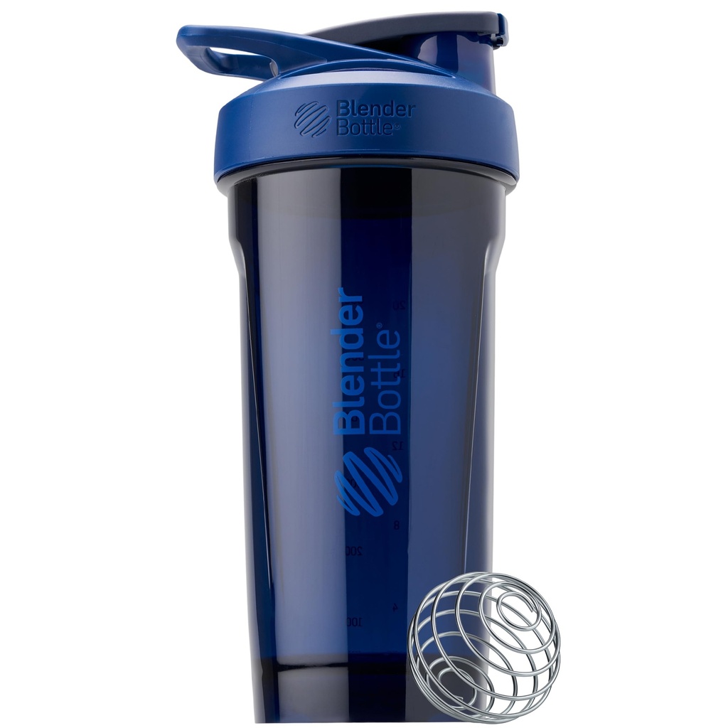 BlenderBottle Sport Shaker Bottle with Wire Whisk, 28-Ounce, Blue - Athletes & Fitness Enthusiasts, Easy Mixing, 내구재 및 경량, Lockable Lid
