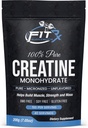 FITRxSupplements.com Pure Creatine Monohydrate Powder - Zero 추가 성분 - Calories 없음, 서빙 당 5g, Unflavored 40 서빙, 200g, 빠른 용해
