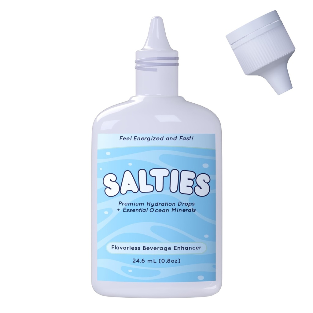 Electrolyte Drops l Unflavored Electrolyte Drip Drops | Magnesium, Potassium, Sodium과 함께 Keto Fasting 및 Hydration l Trace 미네랄 드롭에 완벽한 | 슈타프리 | 미국