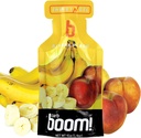 Boom Nutrition Energy Gel - Fruit-Flavored Energy Gel - 운동 젤 - 사이클링을위한 에너지 젤 - 러닝 젤 - 자연 에너지 젤 - 바나나 복숭아 (24 팩)