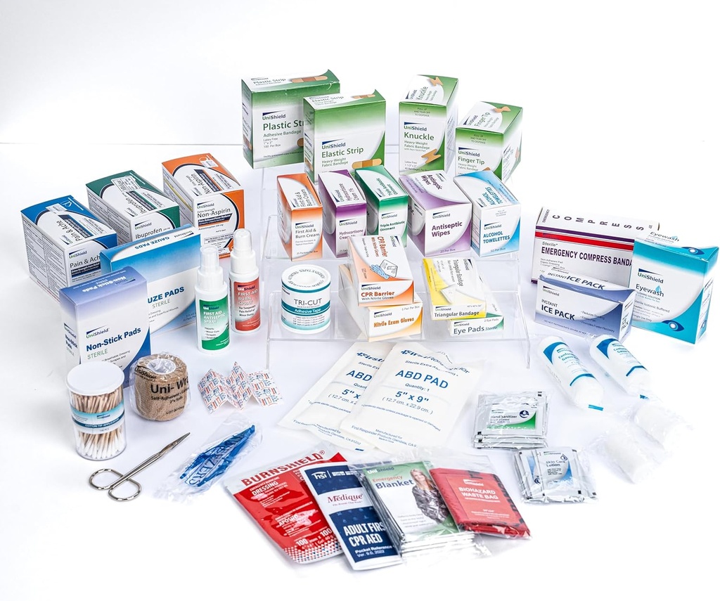 Class-A First Aid Refills Medications without 내각 | 긴급 준비를 위한 필수 약물 | 오래 견딘 신뢰성을 보장하는 | Exceeds OSHA/Ansi Z308.1 2015, 900 조각 이상