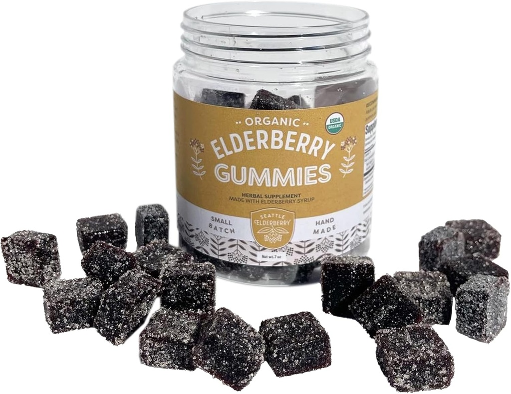 Gummies – 맛있고 글루텐 무료, 젤라틴 무료 초본 보충은 미국에 있는 작은 Batches에 있는 단지 유기 성분에서 만든 - 7oz
