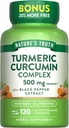 Nature's Truth Turmeric Curcumin Complex 500 mg Plus Black Pepper Extract, 12 ... - 팩 구매 및 저장 (팩 2)