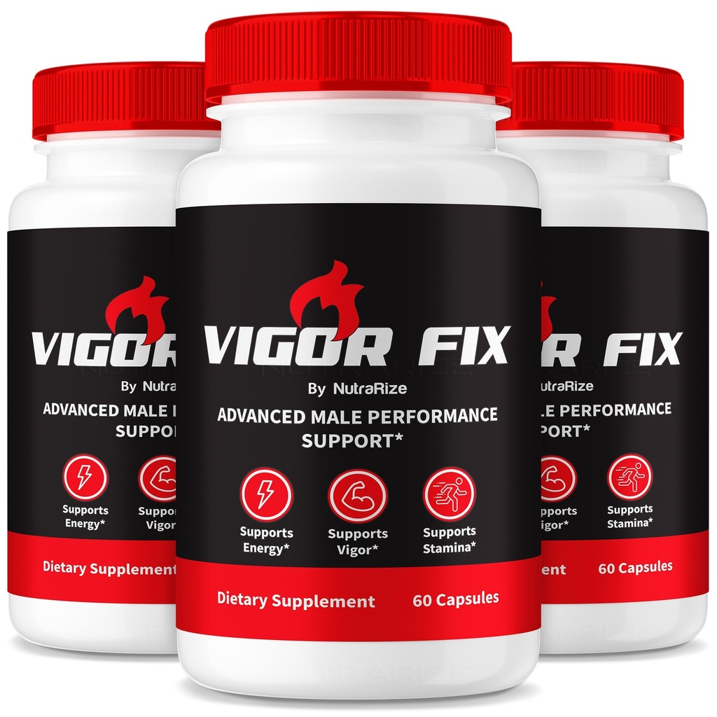 (3 팩) Vigor 고침 남성 보충교재, 남자를 위한 VigorFix 알약, 전반적인 건강 및 웰빙, Vigor 조정 지원 캡슐 및 에너지, 리뷰 (180의 캡슐)
